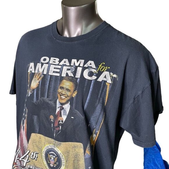 Mens Obama America 44th President Black T Shirt Big Tall Size 3X u - Picture 4 of 7